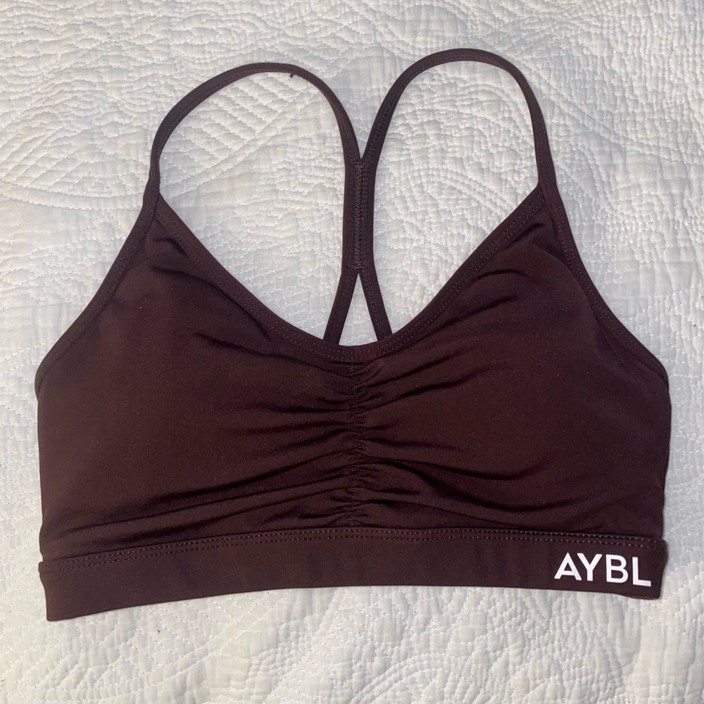ABYL Dark Red Sports Bra XS